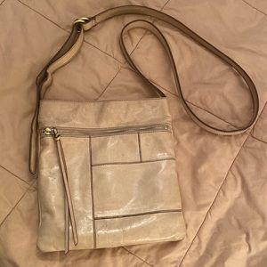 Hobo leather bag cream
